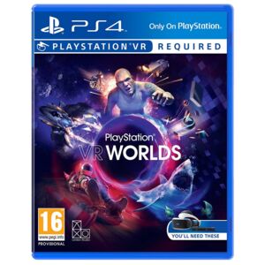 Sony VR Worlds Game Bluray for PlayStation 4 Sony VR Worlds Game Bluray for PlayStation 4